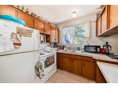 3952 52 Avenue, Red Deer, AB - Indoor Photo Showing Kitchen With Double Sink