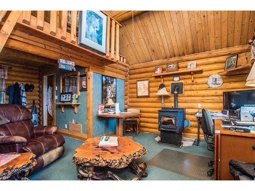 38365 Range Road 281, Rural Red Deer County, AB - Indoor Photo Showing Living Room With Fireplace