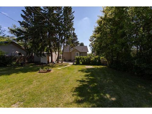 5040 56A Street, Lacombe, AB - Outdoor With Backyard