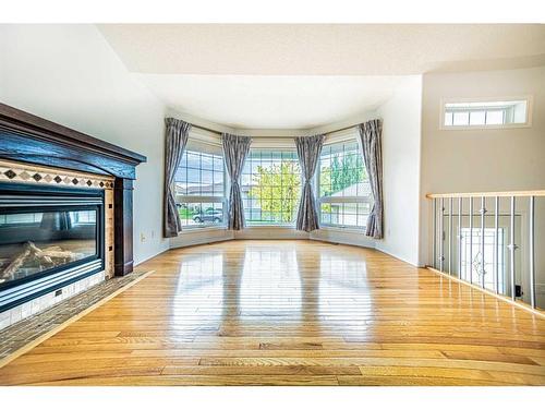 51 Ackerman Crescent, Red Deer, AB - Indoor With Fireplace