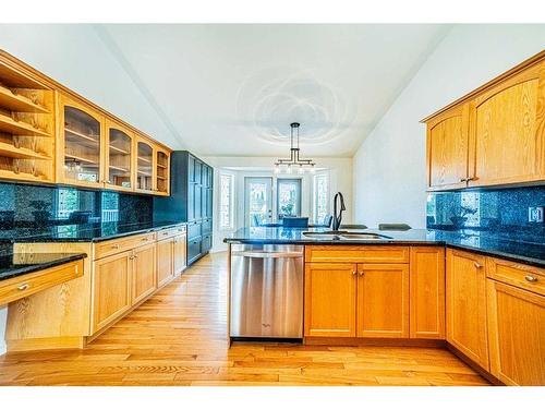 51 Ackerman Crescent, Red Deer, AB - Indoor Photo Showing Kitchen With Double Sink