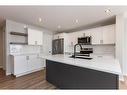 16 Trinity Street, Lacombe, AB  - Indoor Photo Showing Kitchen With Upgraded Kitchen 