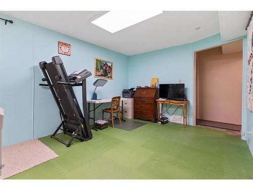 4609 45 Street, Camrose, AB - Indoor Photo Showing Gym Room