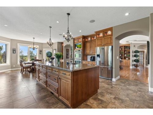 37321 Range Road 265, Rural Red Deer County, AB - Indoor Photo Showing Kitchen With Stainless Steel Kitchen With Upgraded Kitchen