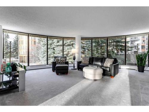 221-20 Coachway Road Sw, Calgary, AB - Indoor Photo Showing Living Room