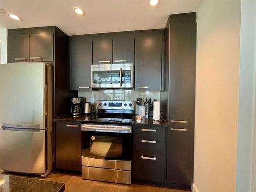 1704-225 11 Avenue Se, Calgary, AB - Indoor Photo Showing Kitchen