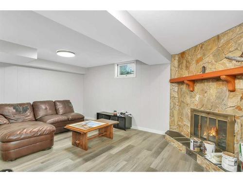 5239 48 Avenue, Sylvan Lake, AB - Indoor With Fireplace