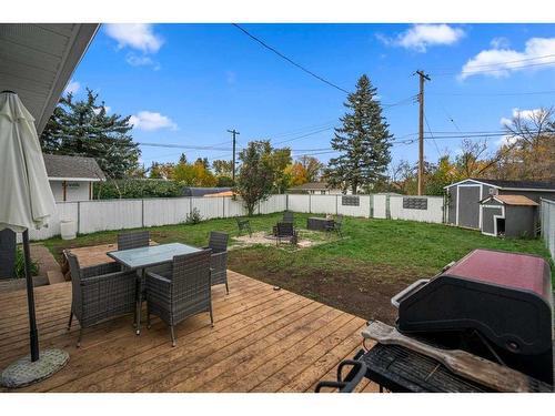 5003 47 Avenue, Forestburg, AB - Outdoor With Deck Patio Veranda With Backyard