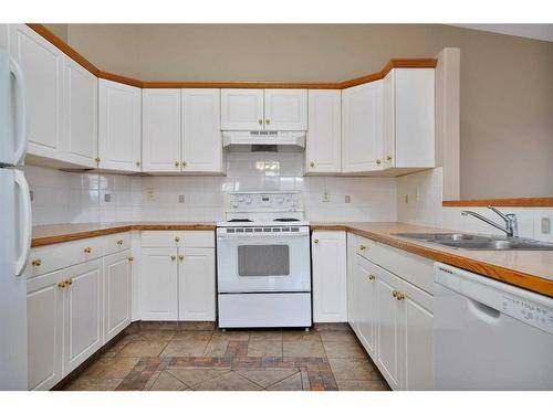 113 Lampard Crescent, Red Deer, AB - Indoor Photo Showing Kitchen With Double Sink