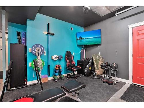 17 Hummingbird Lane, Half Moon Bay, AB - Indoor Photo Showing Gym Room