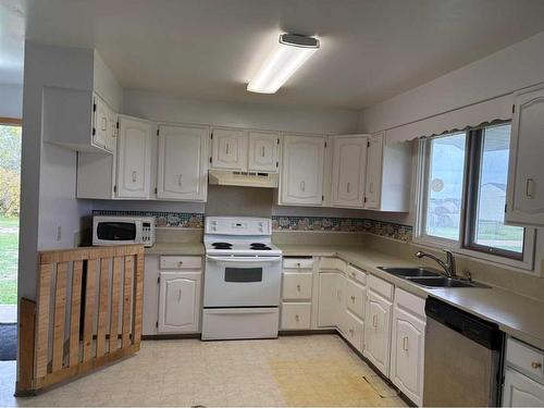 38505 Rge Rd 92, Rural Paintearth No. 18, County Of, AB - Indoor Photo Showing Kitchen With Double Sink