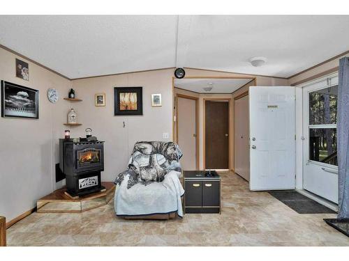 410 Bourbon Avenue, Winfield, AB - Indoor With Fireplace