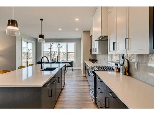 52 Legacy Forest Landing Se, Calgary, AB - Indoor Photo Showing Kitchen With Upgraded Kitchen