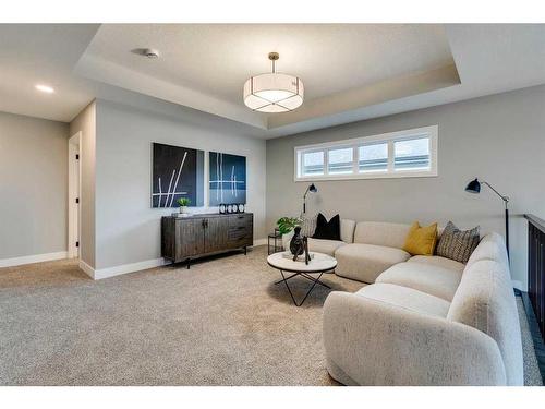 52 Legacy Forest Landing Se, Calgary, AB - Indoor Photo Showing Living Room