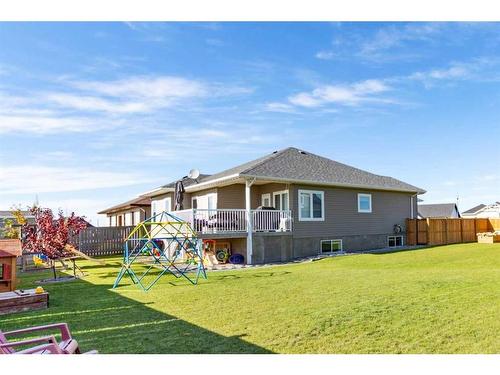 6923 Meadowview Close, Stettler, AB - Outdoor With Deck Patio Veranda