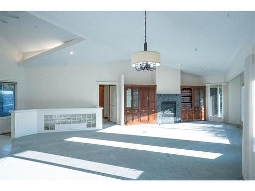 38172 Highway 766, Rural Red Deer County, AB - Indoor Photo Showing Other Room With Fireplace