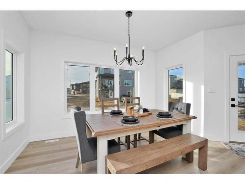 244 Emerald Drive, Red Deer, AB - Indoor Photo Showing Dining Room