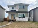 91 Aurora Heights Boulevard, Blackfalds, AB  - Outdoor With Deck Patio Veranda 