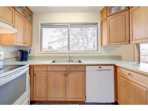 47 Oberlin Avenue, Red Deer, AB - Indoor Photo Showing Kitchen With Double Sink