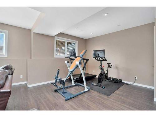 162 Voisin Close, Red Deer, AB - Indoor Photo Showing Gym Room