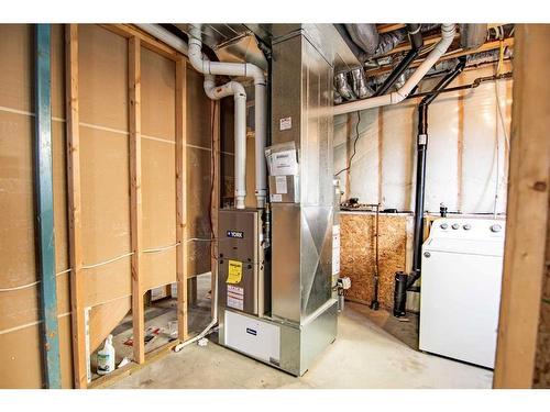 54 Metcalf Way, Lacombe, AB - Indoor Photo Showing Basement