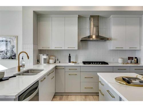 12 Snowberry Lane North, Okotoks, AB - Indoor Photo Showing Kitchen With Double Sink