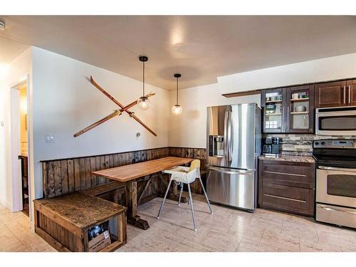 4319 55 Avenue, Olds, AB - Indoor Photo Showing Kitchen With Stainless Steel Kitchen