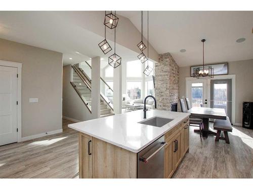 110-25173 Township Road 364, Rural Red Deer County, AB - Indoor Photo Showing Kitchen With Upgraded Kitchen