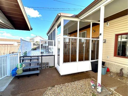 5611 46 Avenue West, Forestburg, AB - Outdoor With Deck Patio Veranda With Exterior