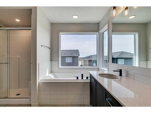 1466 Bayview Point Sw, Airdrie, AB - Indoor Photo Showing Bathroom