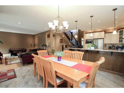 64 Cyprus Road, Blackfalds, AB - Indoor Photo Showing Dining Room