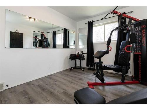 4508 43 Street, Sylvan Lake, AB - Indoor Photo Showing Gym Room