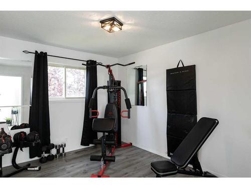 4508 43 Street, Sylvan Lake, AB - Indoor Photo Showing Gym Room