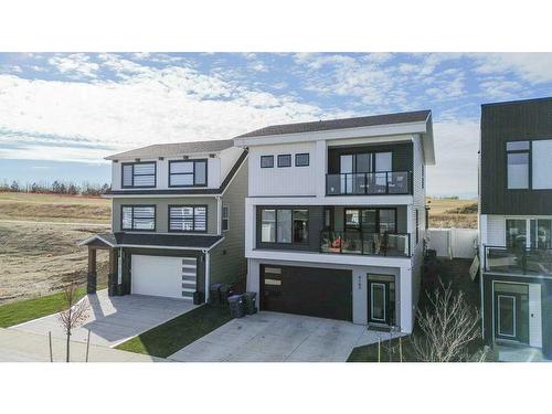 4162 Ryders Ridge Boulevard, Sylvan Lake, AB - Outdoor With Balcony With Facade