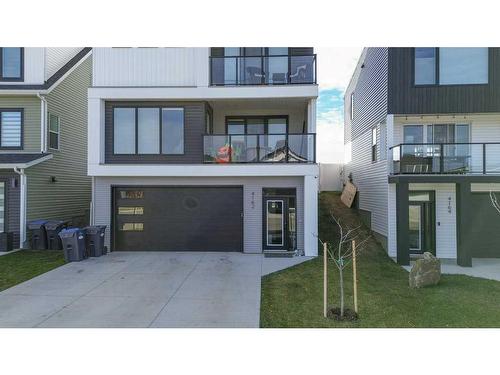 4162 Ryders Ridge Boulevard, Sylvan Lake, AB - Outdoor With Balcony With Facade