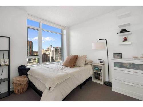 1102-1501 6 Street Sw, Calgary, AB - Indoor Photo Showing Bedroom