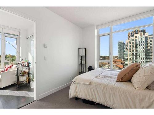 1102-1501 6 Street Sw, Calgary, AB - Indoor Photo Showing Bedroom