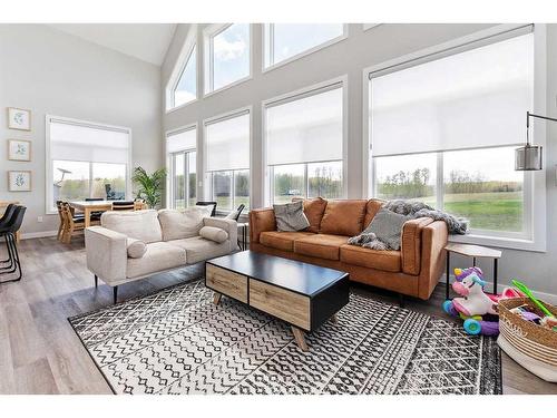 1-421008 Range Road 14, Rural Ponoka County, AB - Indoor Photo Showing Living Room