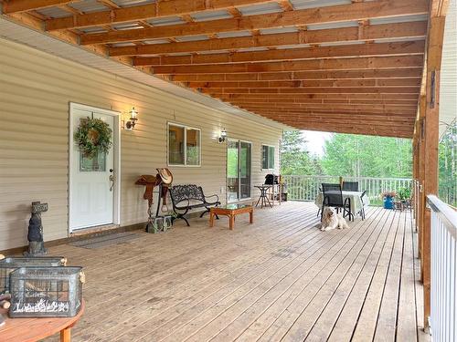 53224 Range Road 61, Rural Parkland County, AB - Outdoor With Deck Patio Veranda With Exterior