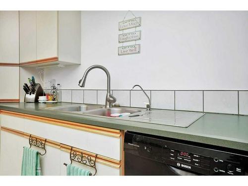 15-5209 Township Road 325 A, Rural Mountain View County, AB - Indoor Photo Showing Kitchen With Double Sink