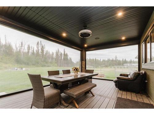 132-27111 Highway 597, Rural Lacombe County, AB - Outdoor With Deck Patio Veranda With Exterior