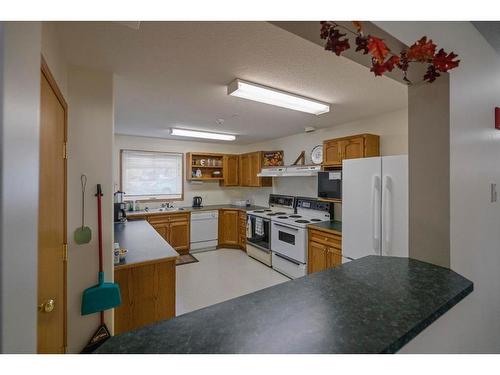 301-5402 50 Avenue, Stettler, AB - Indoor Photo Showing Kitchen