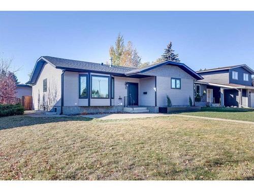 12 Addinell Avenue, Red Deer, AB - Outdoor With Deck Patio Veranda With Facade