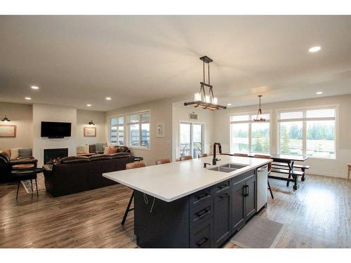 652 Bridgeview Road, Rural Ponoka County, AB - Indoor Photo Showing Kitchen With Double Sink