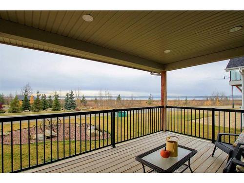 652 Bridgeview Road, Rural Ponoka County, AB - Outdoor With Deck Patio Veranda With View With Exterior