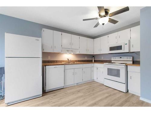 125 Chappel Drive, Red Deer, AB - Indoor Photo Showing Kitchen With Double Sink