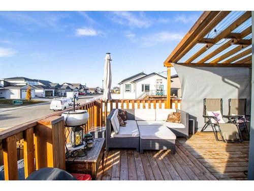 1 Murphy Close, Blackfalds, AB - Outdoor With Deck Patio Veranda With Exterior