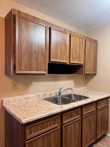 206-49 Bennett Street, Red Deer, AB - Indoor Photo Showing Kitchen With Double Sink