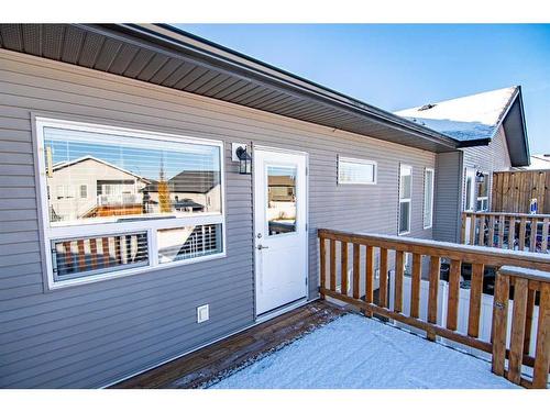 89 Crimson Court, Blackfalds, AB - Outdoor With Deck Patio Veranda With Exterior