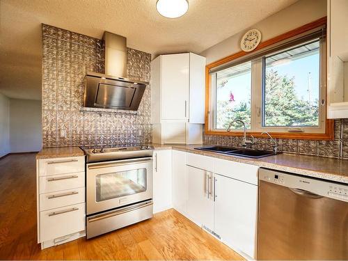 815 8 Street North, Three Hills, AB - Indoor Photo Showing Kitchen With Double Sink